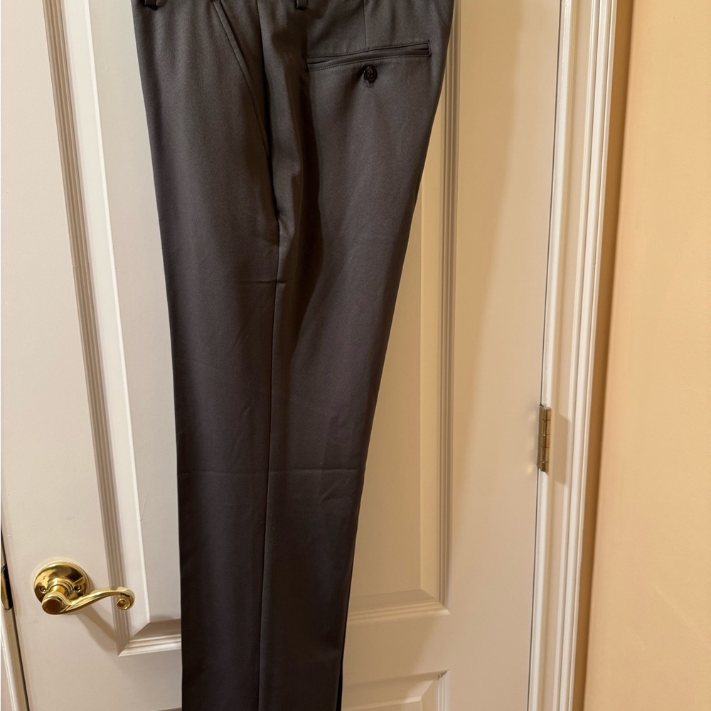 NWOT Greg Norman Collection Gray Dress Pants With Shark Logo